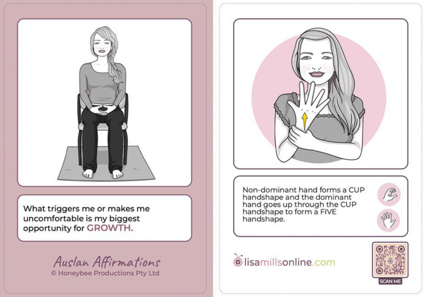 Auslan Affirmation Flashcards