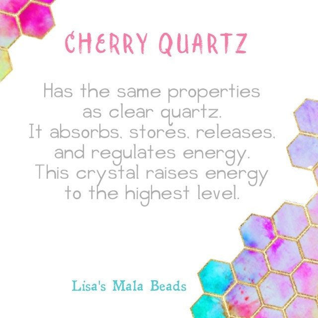 Cherry Quartz Mala