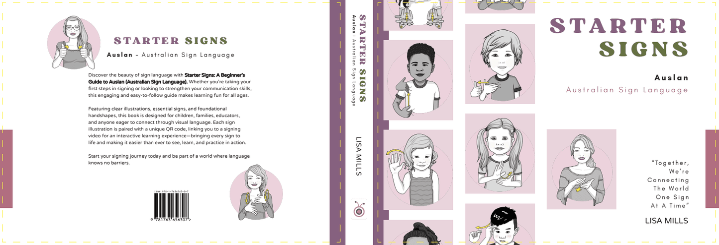 Auslan Starter Signs Bundle: Book + Flashcards