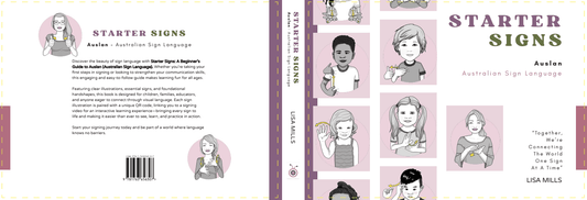 Auslan Starter Signs Bundle: Book + Flashcards