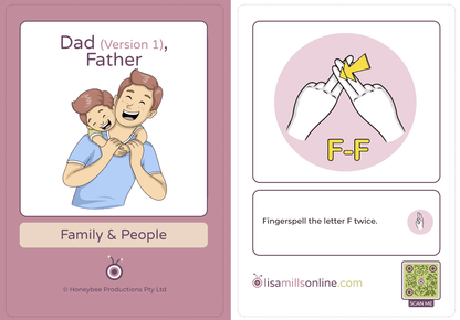 Auslan Starter Signs Flashcards