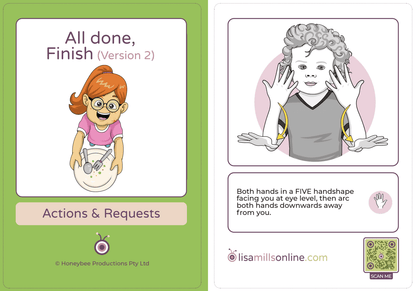 Auslan Starter Signs Flashcards