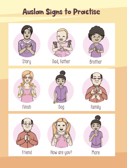 Auslan Starter Signs: 1 Story + 4 Book Bundle