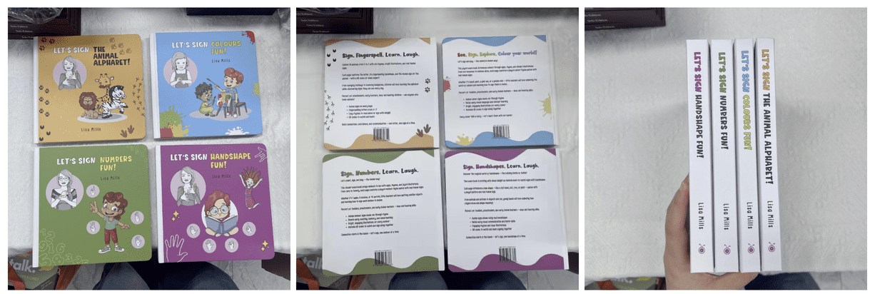 Auslan Starter Signs: 1 Story + 4 Book Bundle