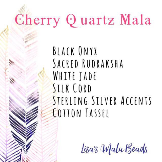 Cherry Quartz Mala